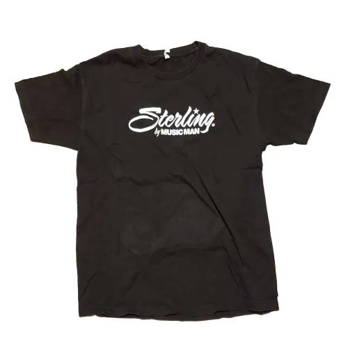 T-Shirt Sterling Logo01 Woman Black Size L