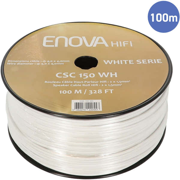 ENOVA HIFI DJ HIFI-luidsprekerkabel CSC 150 WH