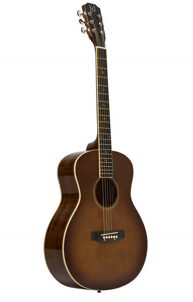 Jn Guitars Bes-A Mini Bessie Donkere kersenburst