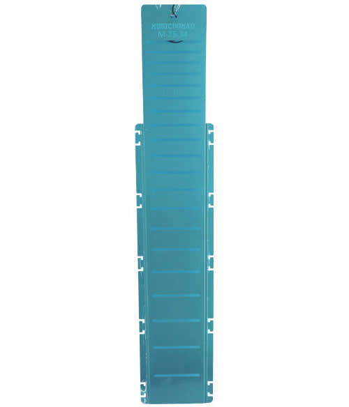 B-Stock / Fret Shield - Roestvrijstalen bescherming voor de toets, mensuur M-25.34 pouces (Martin long scale)