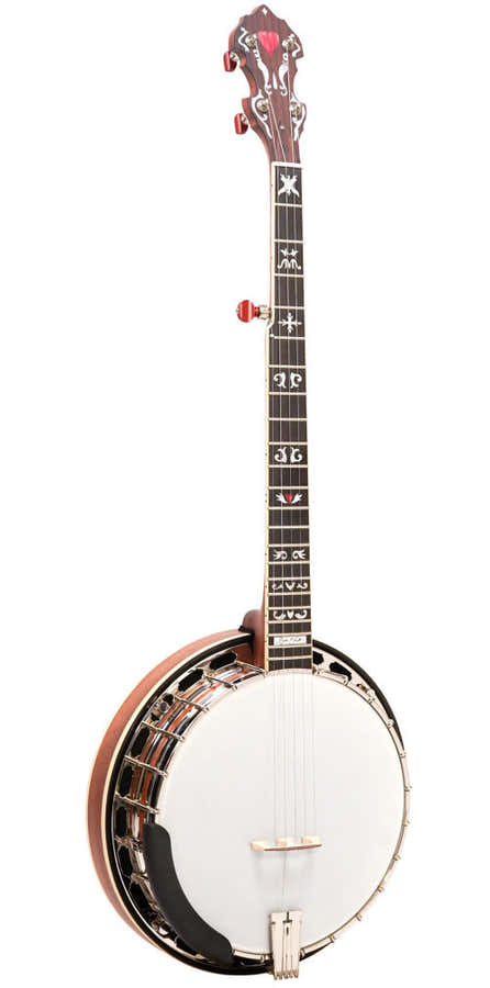 Banjo Mastertone "bluegrass Heart" Signatuur van Béla Fleck