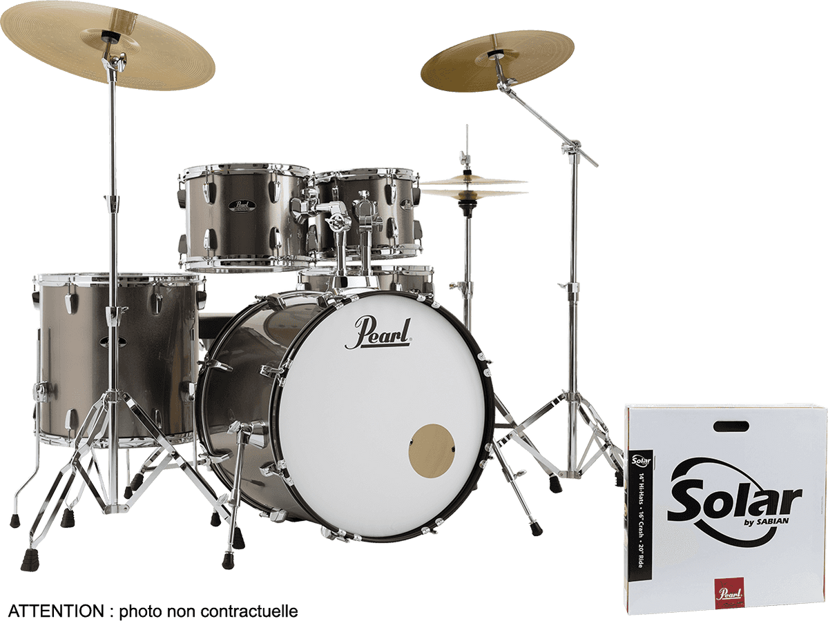 ROADSHOW STAGE 22 + B-50 BRONZE METALLIC + SOLAR CYMBALS