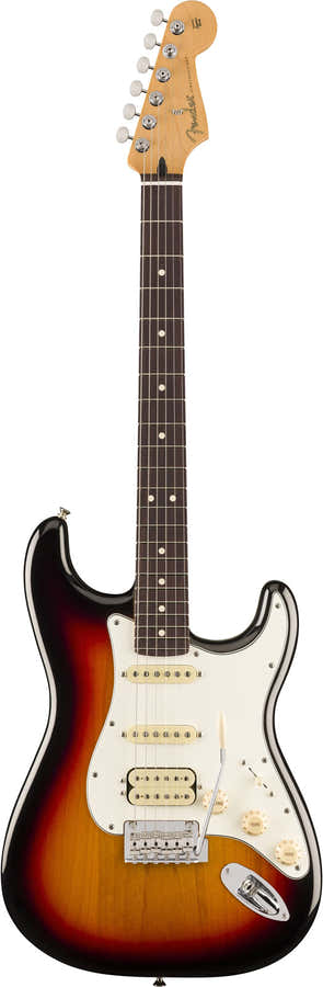 Stratocaster HSS Player II RW 3-kleurige Sunburst