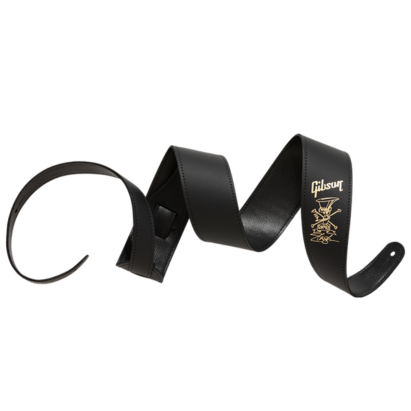Gibson Accessories SLASH PREMIUM LEATHER GUITAR STRAP GOLD