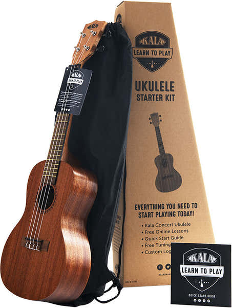 Kala-Ltp-C Learn To Play Concert mahonie