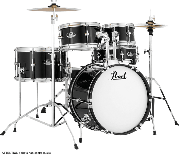 ROADSHOW JUNIOR 16 JET BLACK + SOLAR CYMBALS