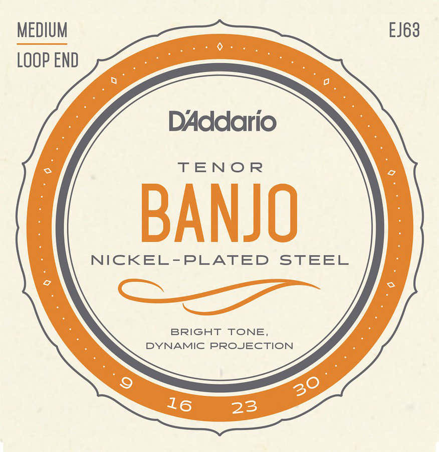EJ63 Tenor Banjo Snaren Nikkel 9-30