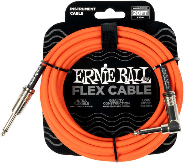 Ernie Ball Flex Haaks 6m oranje