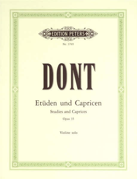 Dont Jacob - Etudes And Caprices Op.35 - Violin