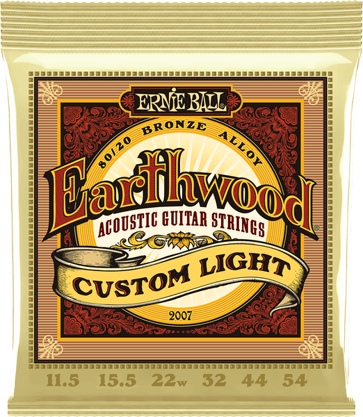 Ernie Ball EARTHWOOD 80/20 BRONZE CUSTOM LIGHT 11,5-54