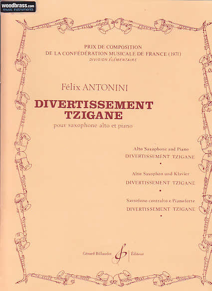 Antonini - Divertissement Tzigane - Saxophone