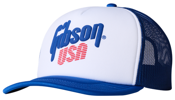 Gibson USA Truckerpet van schuim Wit / Blauw
