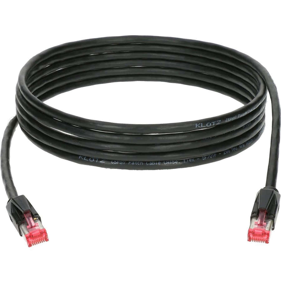 CP5RR1Y020 PATCH CABLE CAT5E PVC 20M BLACK RJ45 - RJ45