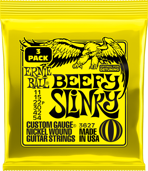 Ernie Ball 3627 Beefy Slinky 11-54 Pak van 3