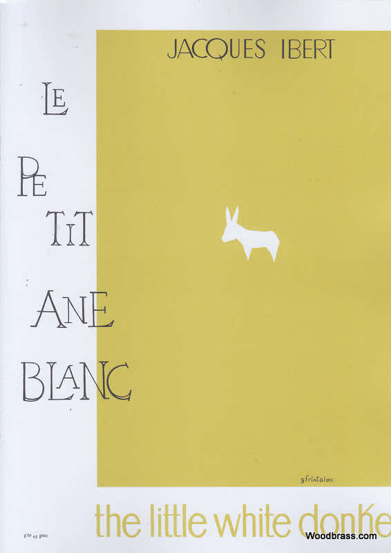 Ibert J. - Histoires N°2 - Le Petit Ane Blanc - FLUIT EN PIANO
