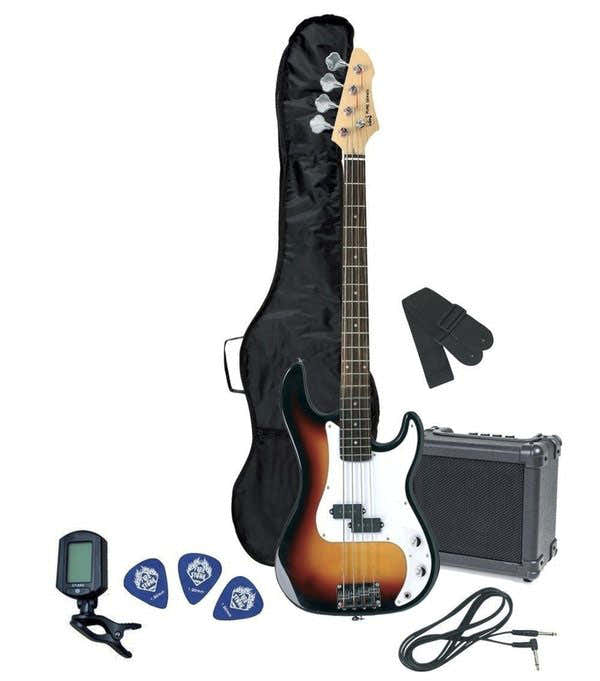 Elektrische Bas Baspakket Rcb-100 Sunburst 3 Tinten