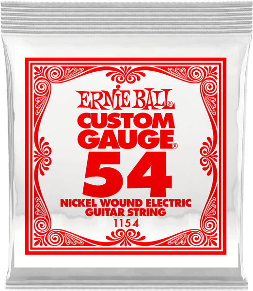 Ernie Ball .054 NICKEL WOUND ELECTRIC GUITAR STRINGS