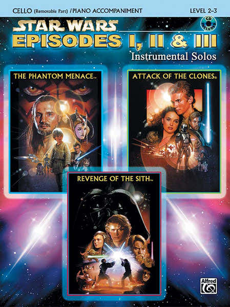 Williams John - Star Wars Episodes I-iii + CD - Cello Solo