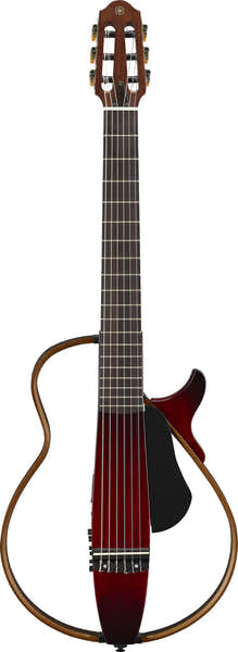 Yamaha Silent Slg200Ncrb Nylon karmozijnrode burst