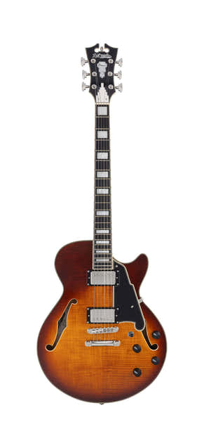 D'Angelico Premier SS Dark Iced Tea Burst