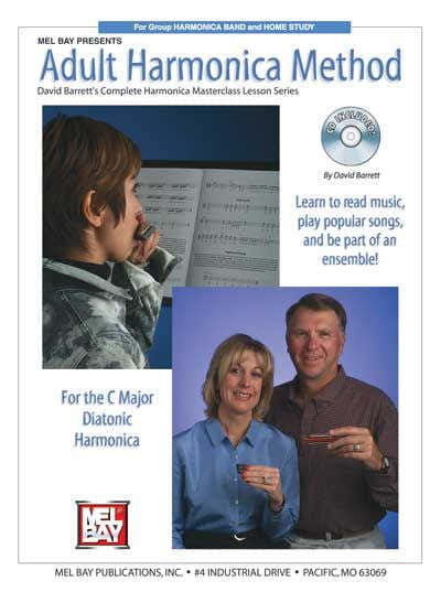 Barrett David - Adult Harmonica Method + CD - Harmonica