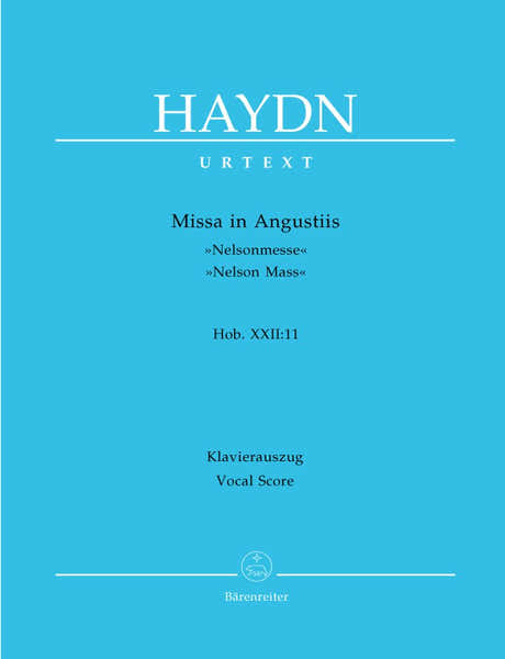 Barenreiter Haydn J. - Missa In Augustiis Nelson Mass Hob.Xxii:11 - Reduction Ch Piano