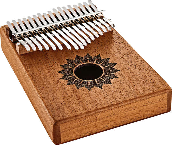 SONIC ENERGY SOUND HOLE KALIMBA 17 NOTES MAHOGANY MATTE - KL1708H
