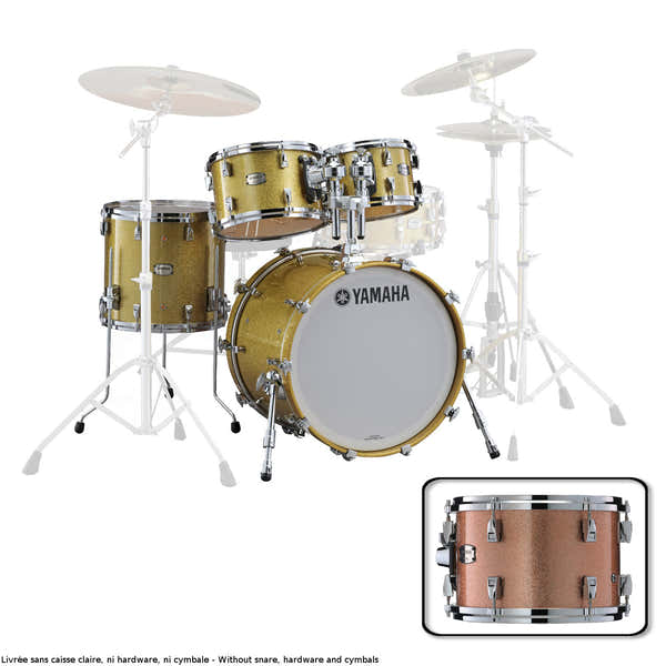 Yamaha Absolute Hybrid Maple Stage 22 Roze champagne sparkle