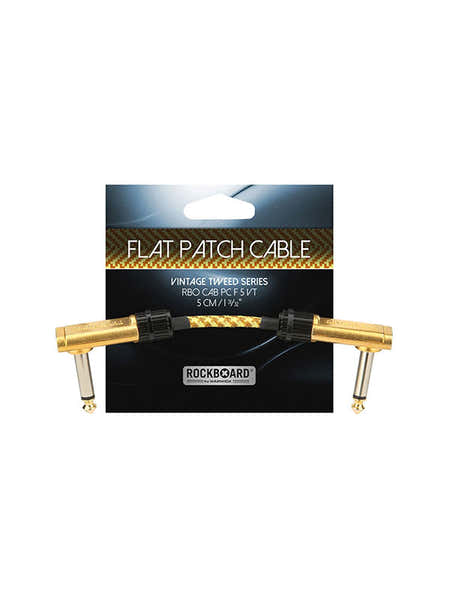 Platte patch - 5 CM - Vintage Tweed
