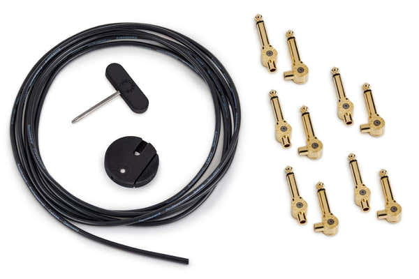 Rockboard SET SOLDERLESS - 10 JACK CABLE 3 M 1 CUTTER 1 KEY - CAB-PW-SET-GD