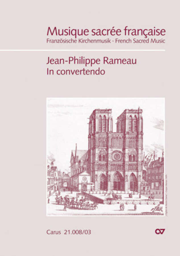 RAMEAU J.-P. - IN CONVERTENDO - Vocale partituur