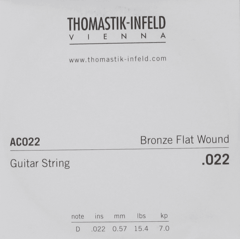 THOMASTIK ACOUSTIC GUITAR STRINGS PLECTRUM ACOUSTIC SERIES. NICKEL-FREE.022