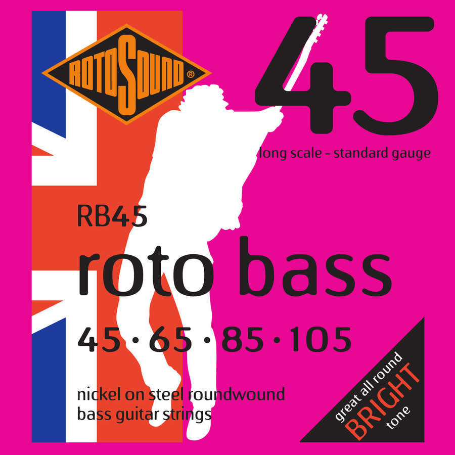 Roto Bass RB45 Nickel zonder zijde 45105