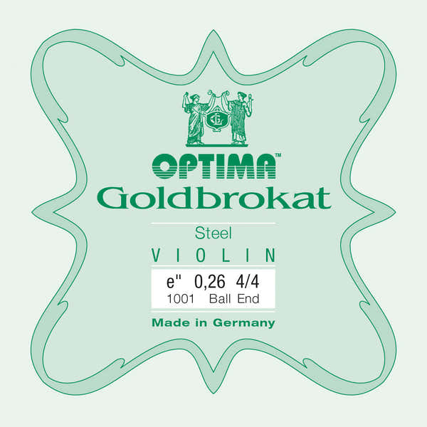 Optima STRINGS VIOLIN LENZNER GOLDBROKAT VIOLIN E 0,26 K MEDIUM