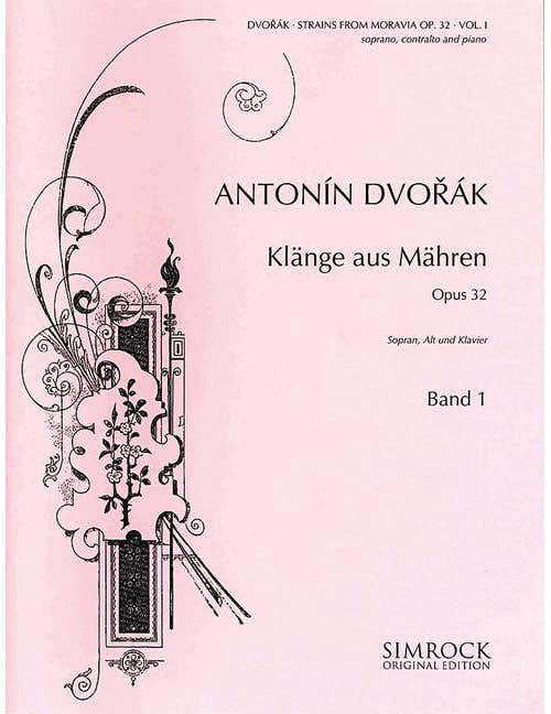 Dvorák - Strains From Moravia Op. 32 Vol. 1 - Sopraan Alt En Piano