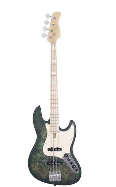 Er V7 Swamp Ash Reissue-4 Tgr.S Transparant groen satijn