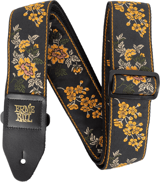 Ernie Ball TANGERINE BLOSSOM JACQUARD STRAP