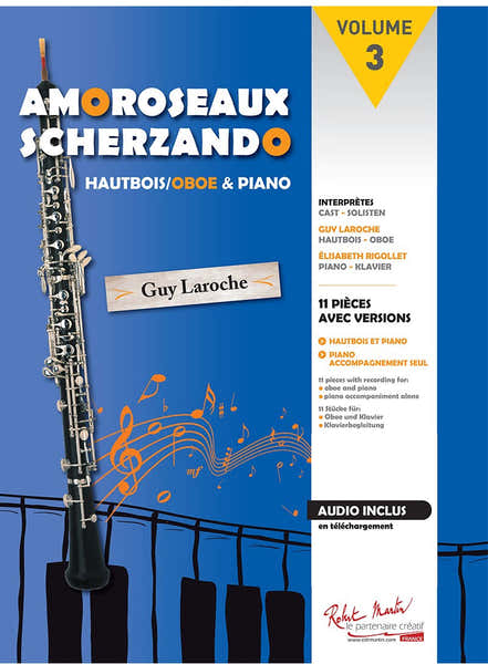 Laroche G. - Amoroseaux Scherzando - Hautbois (+ Acc. Piano)