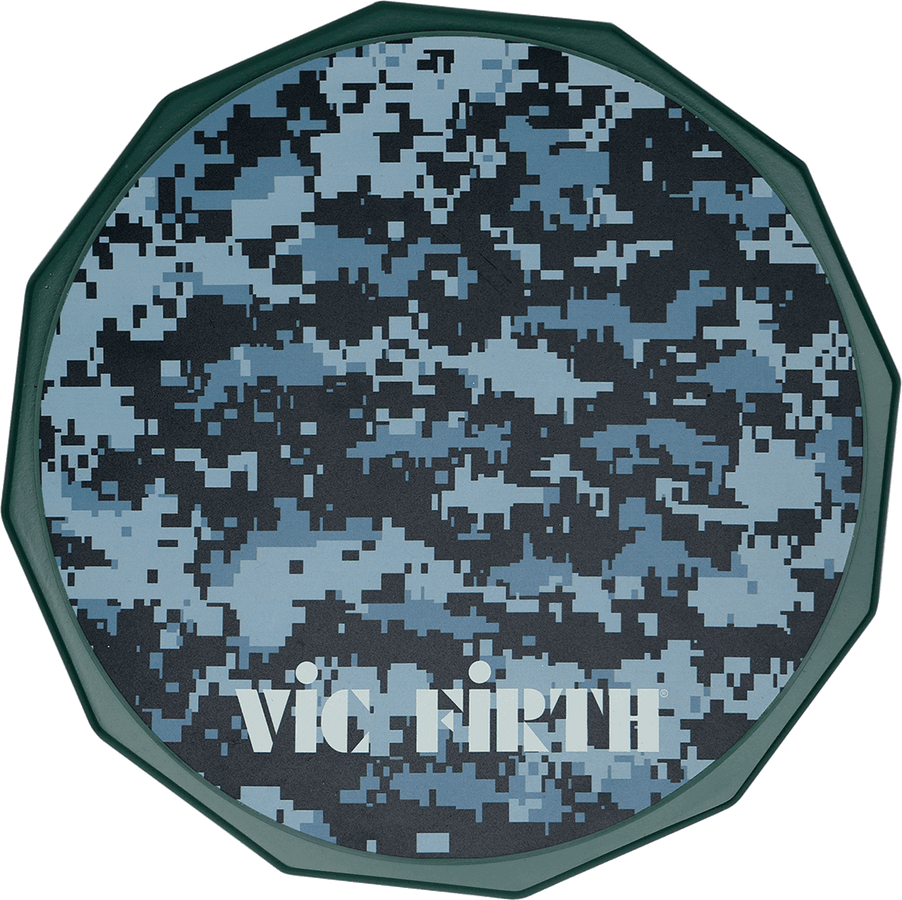 VIC FIRTH DIGITAL CAMO PRACTICE PAD 6" (IN ENGLISH)