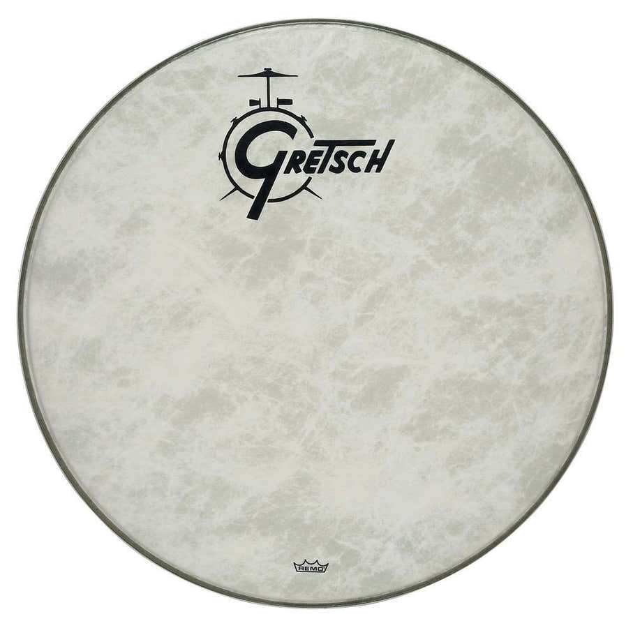 FIBERSKYN 18" LOGO GRETSCH DRUMS RESONANTIE