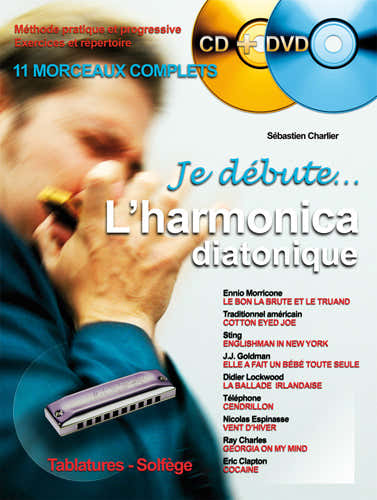 Charlier S. - Ik begin met mondharmonica CD + DVD