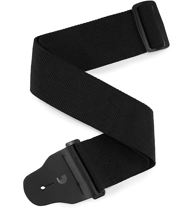 3 inch brede basgitaarband Zwart