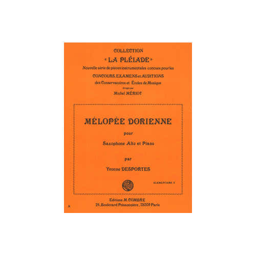 Desportes - Mélopée Dorienne - Saxophone et Piano
