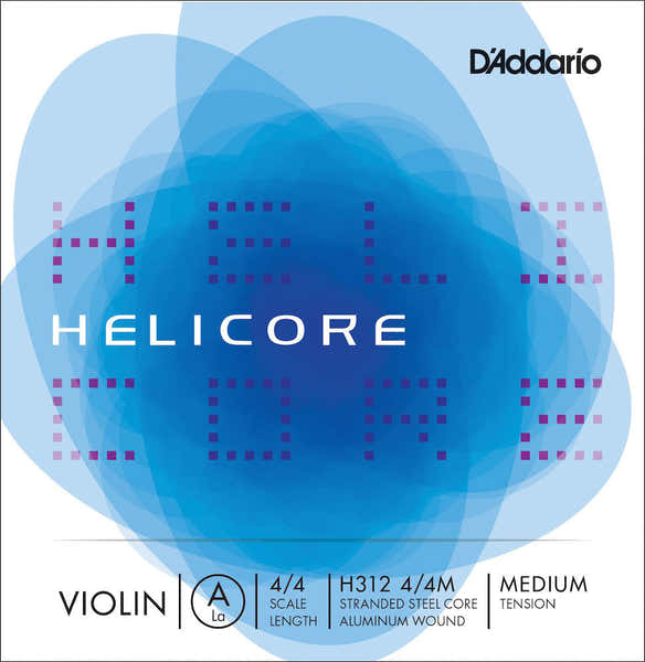 4/4 HELICORE VIOLIN SINGLE A STRING SCALE MEDIUM TENSION