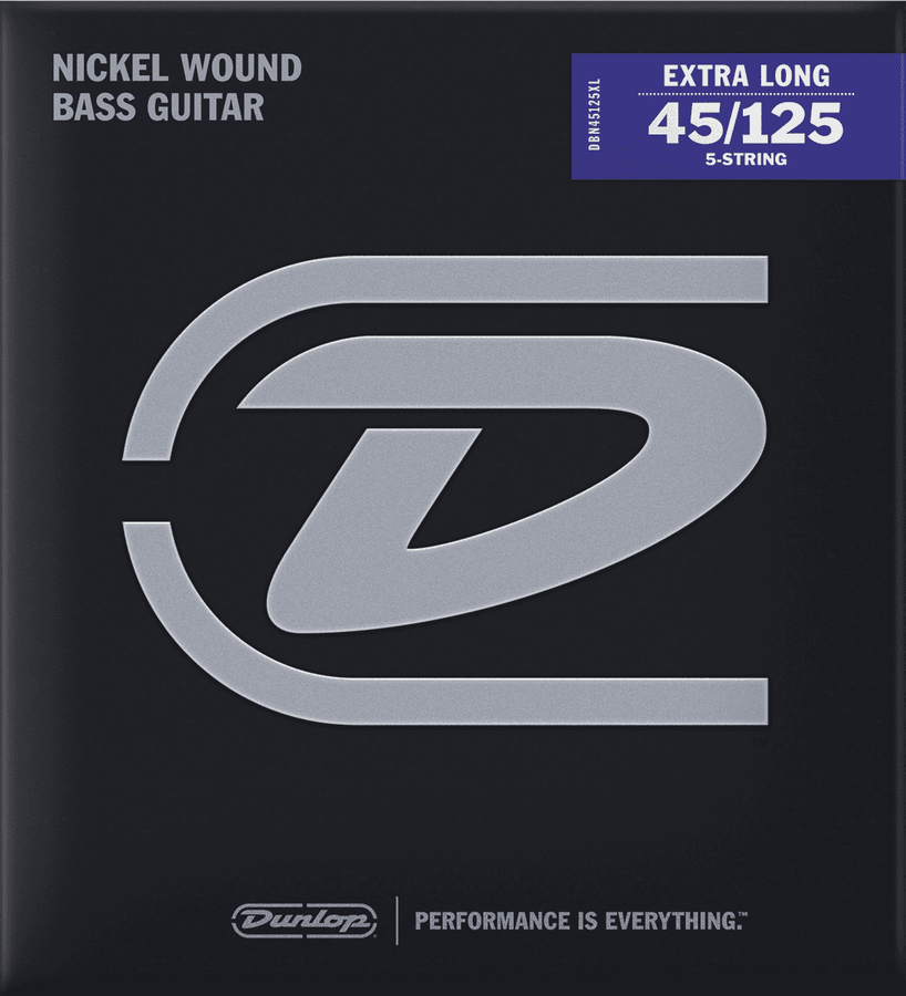 NICKEL 45-125 EXTRA LONG SCALE 5 STRINGS