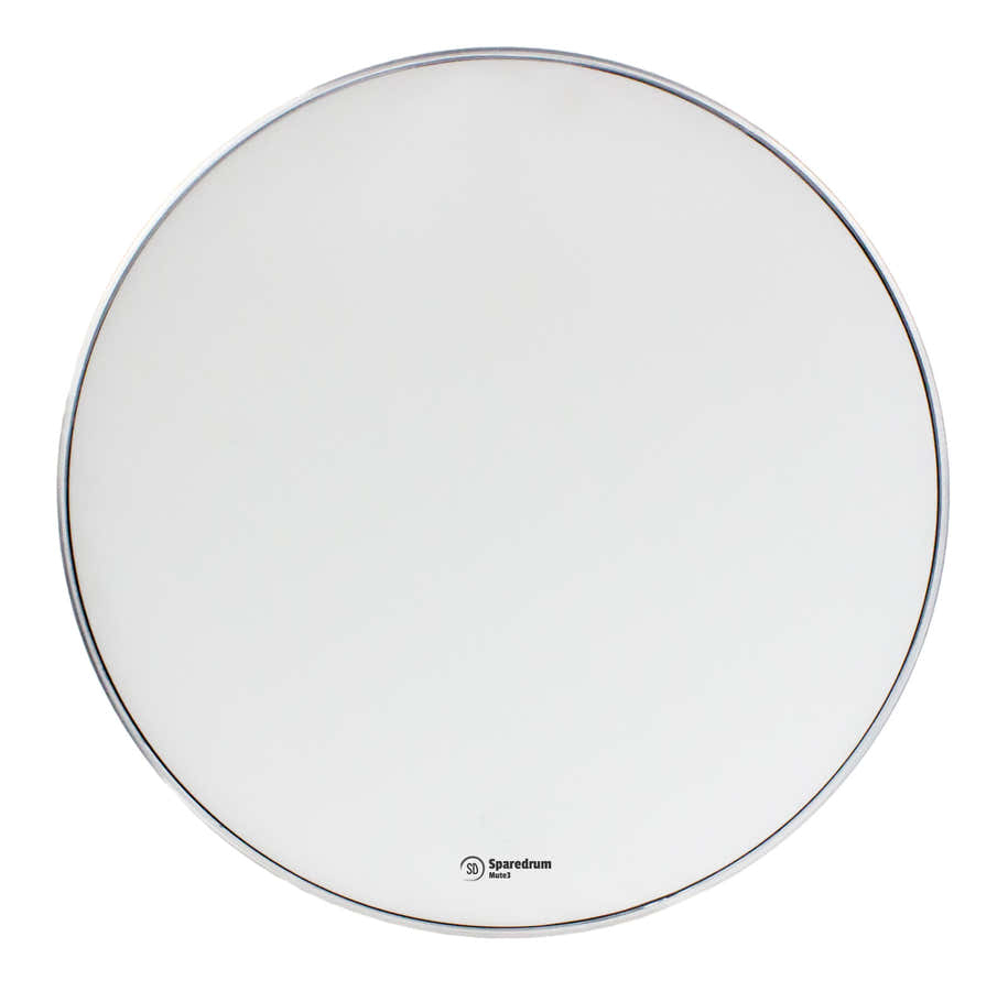 M3W18B - 18" BASS DRUM MESH HEAD MUTE 3-PLY - SILENT - WHITE