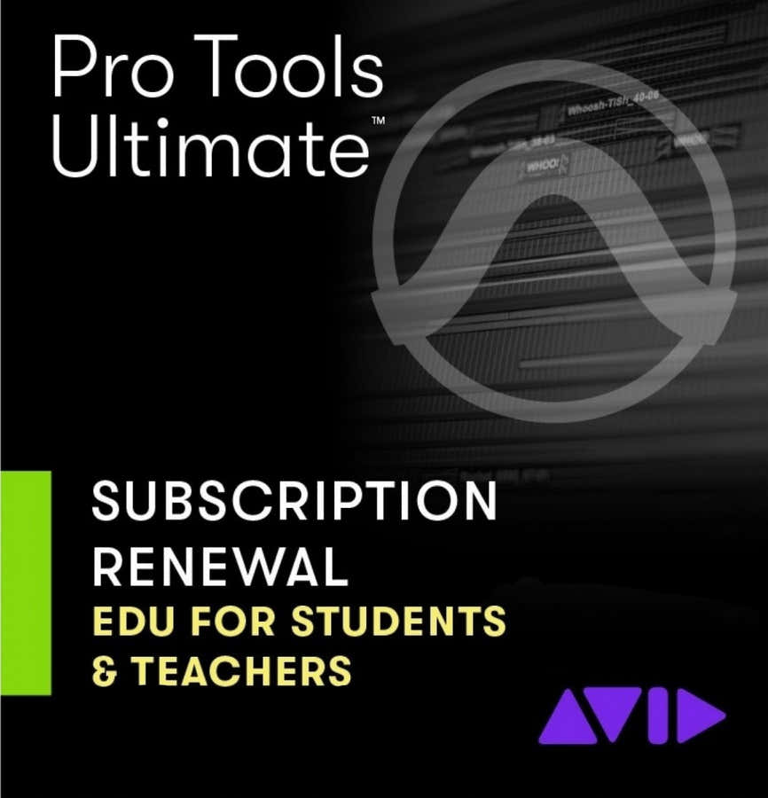 Pro Tools Ultimate Subscription Renewal Education
