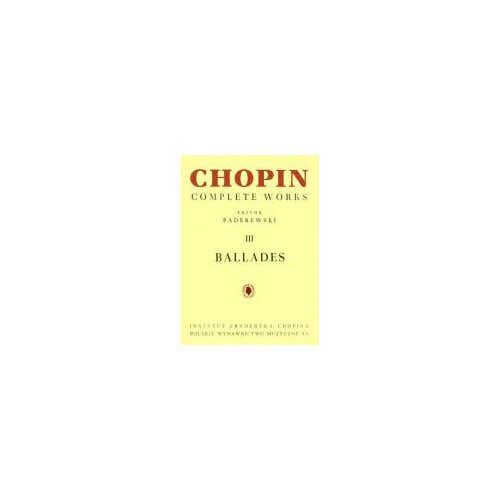 PWM Chopin F. - Ballades (paderewski)