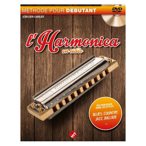 Charlier S. - Mondharmonica op video Boek + DVD - Mondharmonica