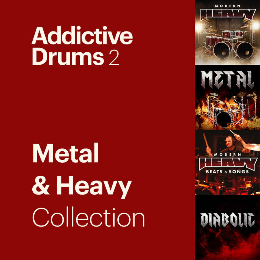 Addictive Drums 2 Metal & Heavy-collectie